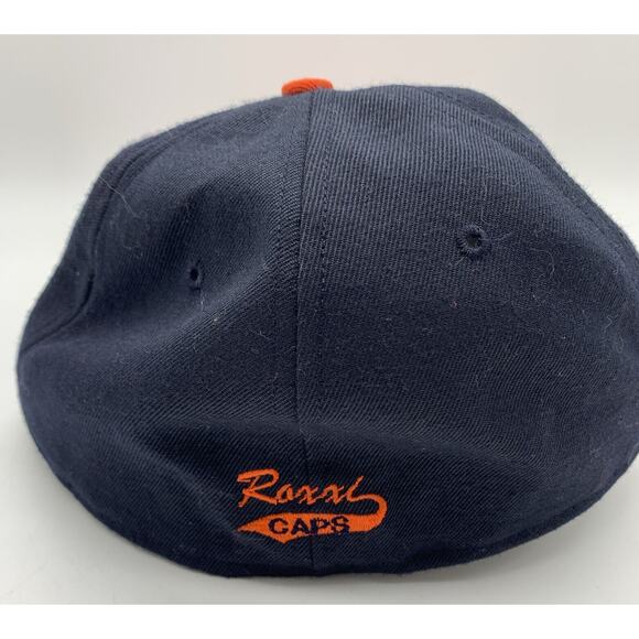 Vintage Roxxi Caps Pro Model 7 5/8 Fitted Auburn University AU Oklahoma USA - Picture 4 of 6